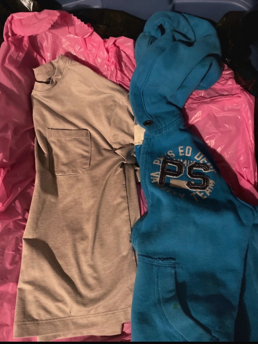Shirt size 5 and jacket size 7